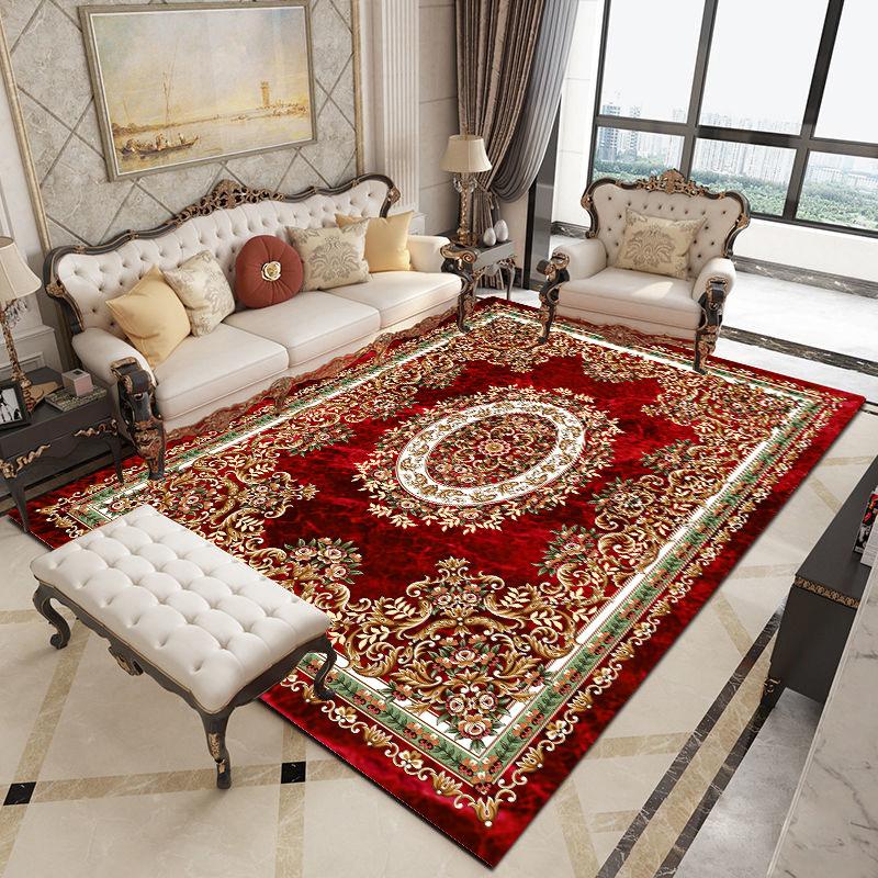 

Ретро ковер для украшения гостиной для пожилых людей, роскошный отель, ковры для проживания в семье, скандинавские домашние спальни, балкон, эркер, нескользящие коврики 200*300cm