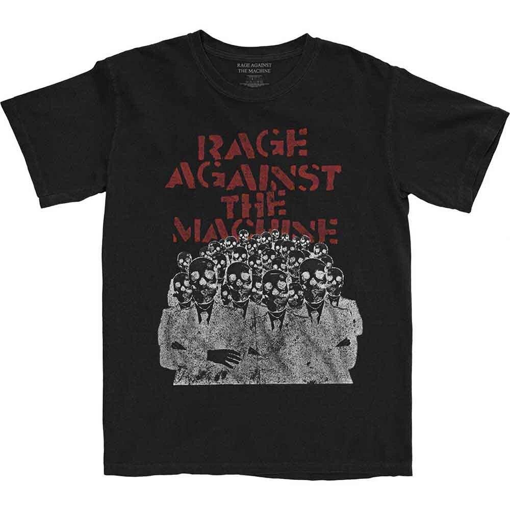 Rage Against The Machine Unisex T-Shirt: Crowd Masks (Small) 3XL