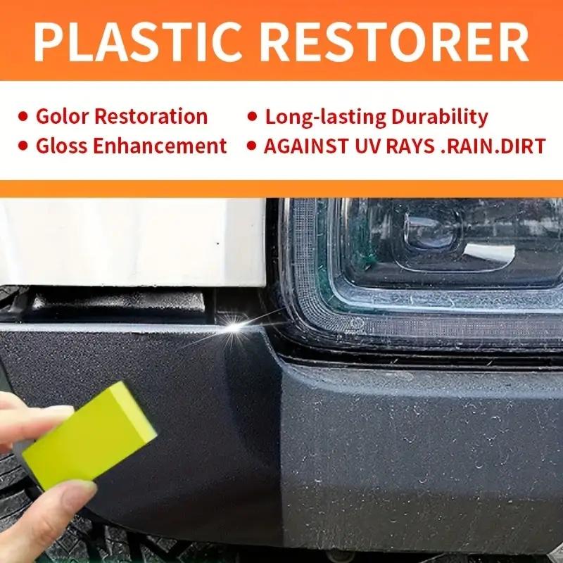 4.05oz automotive plastic repair agent, interior maintenance and brightening gloss, suitable for plastic and leather aging