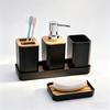 5pcs/set Toothbrush Holder 5pcs Bathroom Accessory Set Non Slip Bathroom Organizer Set  for Hotel
