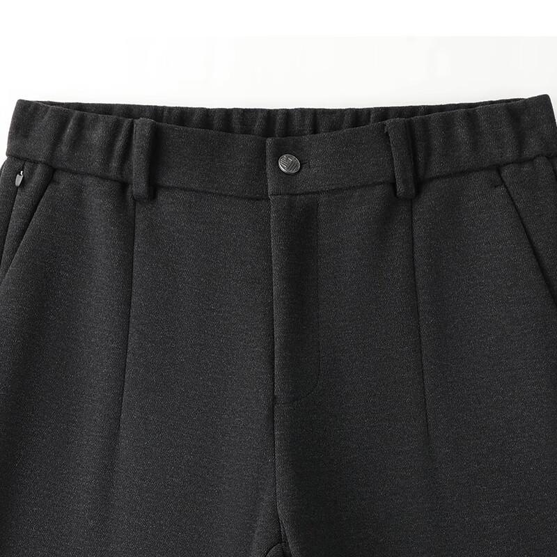 LOTTUS Men's Autumn/Winter Wool-Blend Straight-Leg Dress Pants