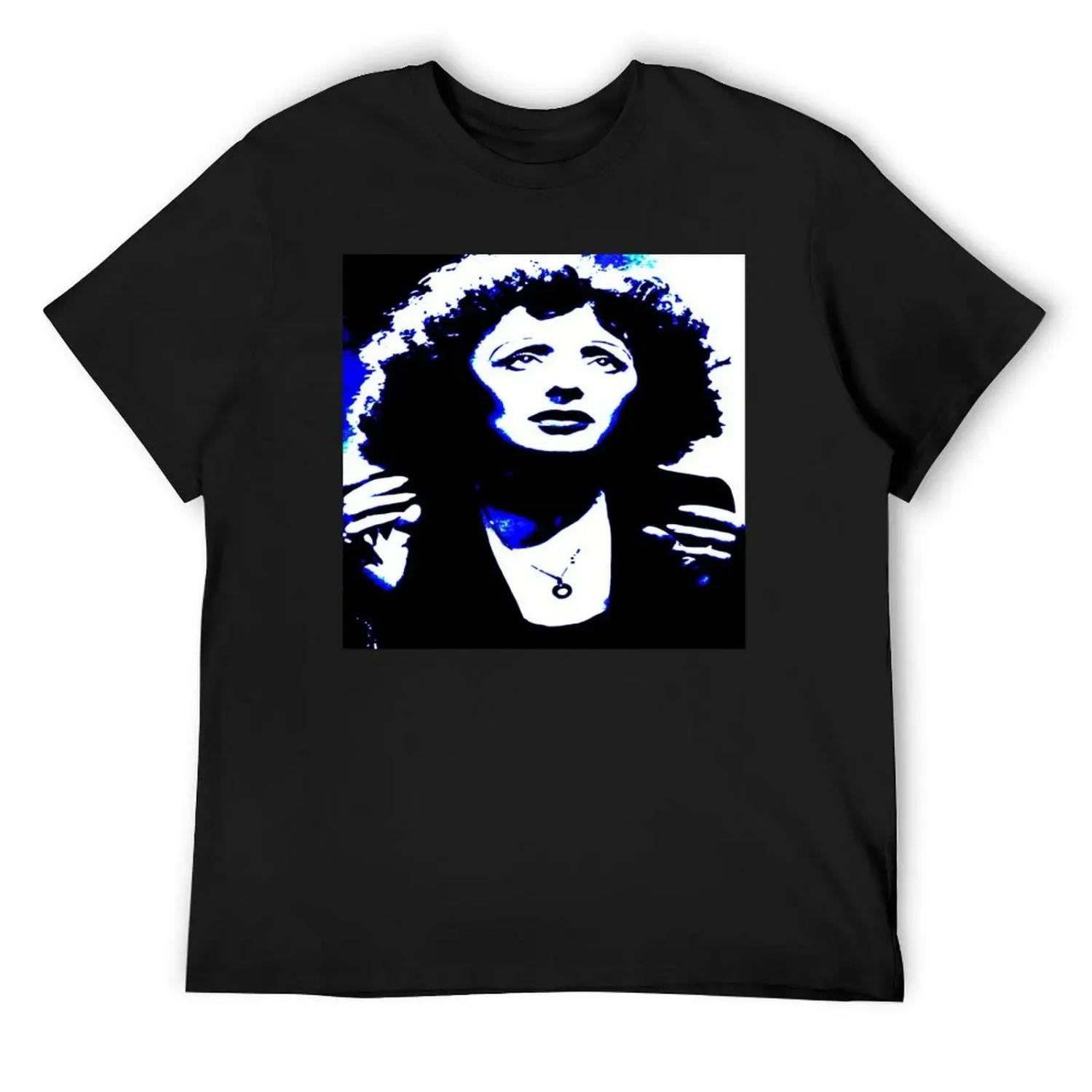 

Edith Piaf 4 Phases T-Shirt customs design your own plus sizes plus size tops oversize t-shirts man mens t shirts casual stylish XXXXXL чорний