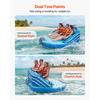 VEVOR Towable Tubes for Boating, 3-Rider Inflatable Towable Tube for Boat to Pull, 231 kg Capacity Water Sports Boating Tubes - with Full Nylon Cover