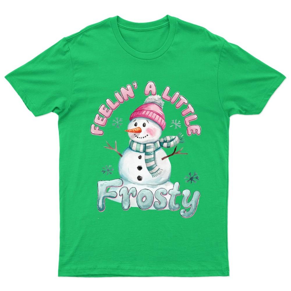 Feelin A Little Frosty TShirt Unisex Gift Retro Funny Season Unisexs Vintage S