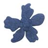 5pcs Silk Lily Artificial Flowers 3D Embroidered Denim Simulated Lily Flower Brooch Fake Flower DIY Handmade Accessories