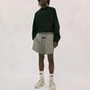Fear of God Essentials Ss24 L/S Tee 2024 Summer Series Logo Loose Ribbed Knit Crew Neck Long Sleeve Drop Shoulder T-Shirt Men Black 125SU244200F