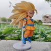 20cm Anime Dragon Ball Z Doll Super V3 Wukong Action Doll Handmade Anime Character Dbz Pvc Series Model Toy Gift