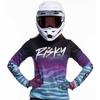 Bluza Rowerowa Letnia Damska Rower Górski Downhill DH Enduro Szybkoschnąca Długi Rękaw Koszulka Rowerowa Enduro Koszulka Motocyklowa