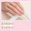 14Pcs Gels Nail Sticker Decals Gels Nail Strips Full Nail Wraps for Nail Art Adhesive Multicolors Nail Strips