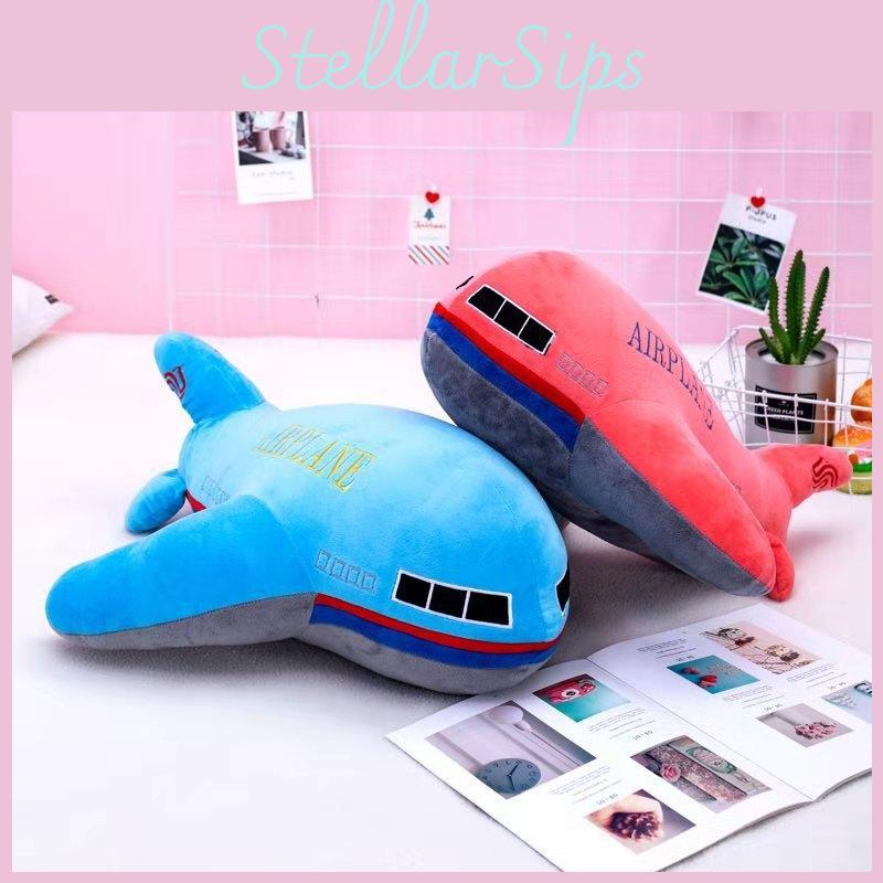 Airplane Plush Toy Cartoon Stuffed Dolls Kids Gift Home Bedroom Decorations