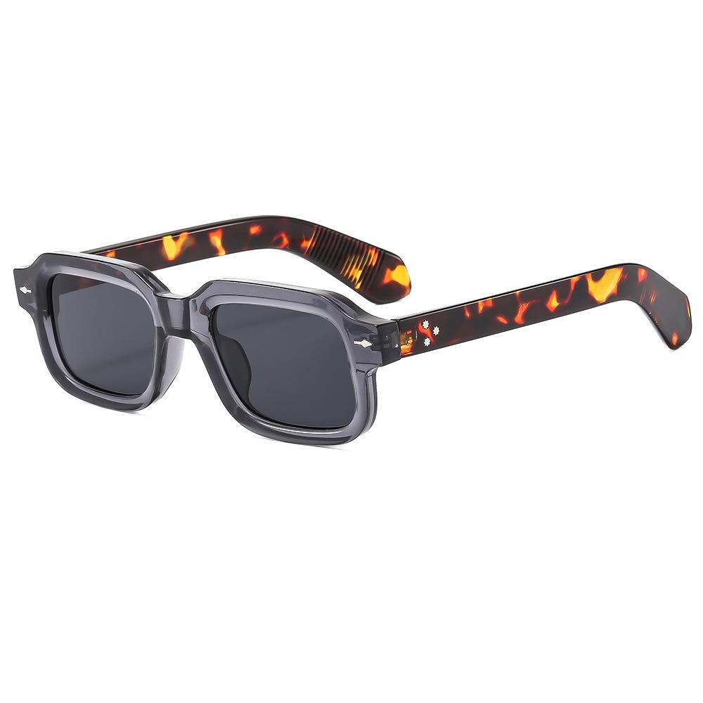 

Women Square Sunglasses Men Transparent Sun Glasses Travel Holiday Shades Vintage Retro Uv400 Lunette Soleil Femme as picture