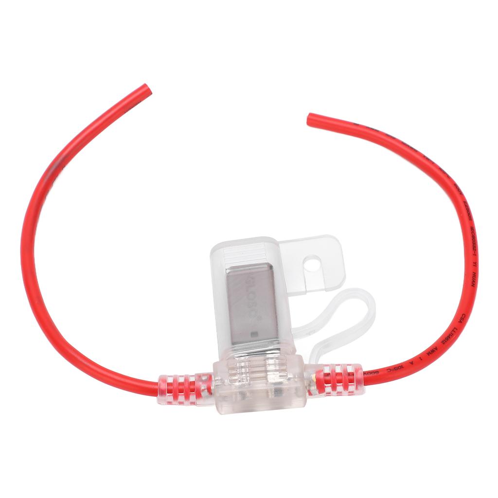 Držák pojistky 12AWG Průhledný Vodotěsný s automatickým jističem pro auto, jachtu, RV