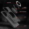 For Magsafe Wireless Charging 360°Rotat Metal Car Holder Ring Armor Phone Case For Samsung S25 Ultra S23 S21 S22 S24 Ultra Plus