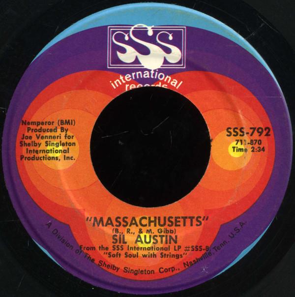 

7inch Record SIL AUSTIN - Massachusetts SSS792 SSS Internation 1970 US Jazz Used