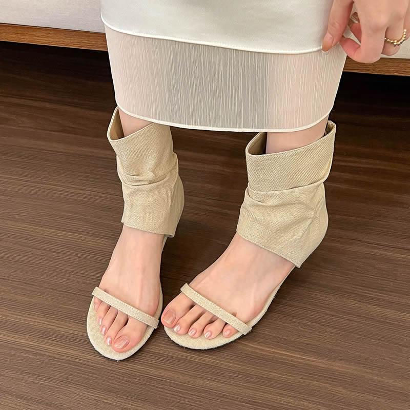 

Босоножки на каблуке Женские летние ботильоны Туфли на высоком каблуке-рюмочке Дизайнерские 2025 Новый бренд Ковбойские До щиколотки С открытым носком Повседневные Вечерние туфли Крутые 41 абрикосовый