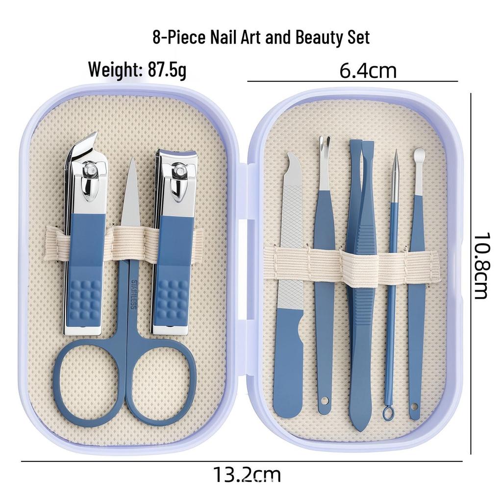 14-Piece Luxury Nail Clipper & Ear Pick Manicure Set