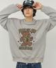 GRAVER [Unisex] Running Bear Sweatshirt_3Color