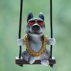 Fun Dog Expression Car Hanging Decoration Multiple Styles Resin Craft Safe Dashboards Decoration Present for Driver