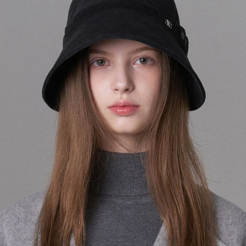 WHITE SANDS Corduroy Earmuff Bonnet Hat Arisak (6 colors)