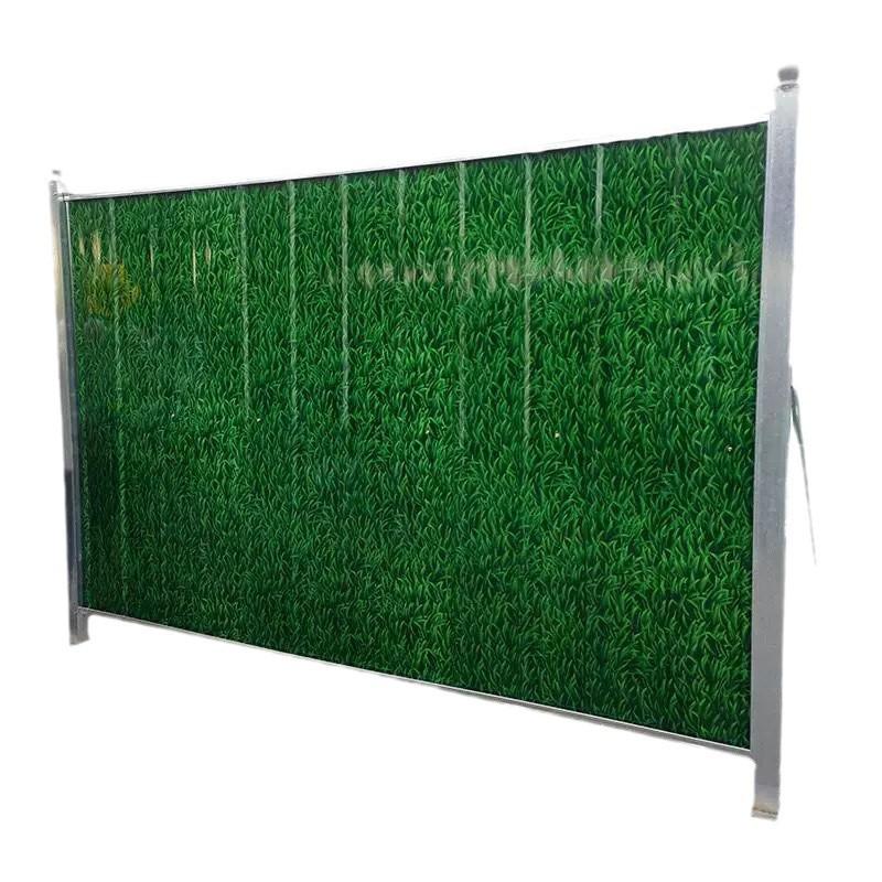 Green Steel Hoarding: Temporary Road Safety and Isolation Barrier for Construction Sites