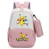 Pokemon Cartoon Printed Backpack Pencil Bag Elementary School Student Junior School Bag Backpack