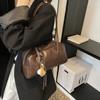 Retro Bag Women'S Large-Capacity Shoulder Pillow Bag Commuter Tote Bag