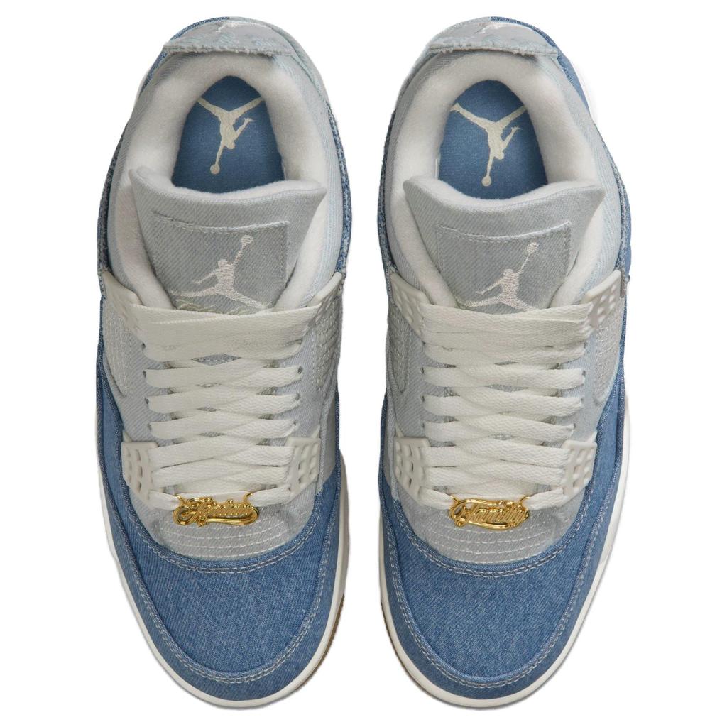 Jordan 4 Retro Tex Denim Abgenutztes Blau Damen IB6716-100