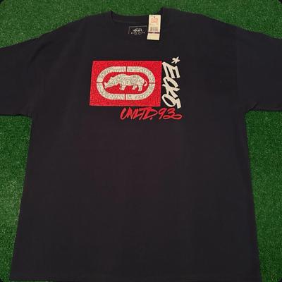 Maglietta Vintage Y2k Ecko Unltd Logo Classico Uomo XXL Hip Hop Grunge Skater Punk