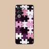 Puzzle Texture Mobile Cell Phone Case for VIVO Y77 76 75 74 73 72 58 56 55 51 50 38 36 Y19 Y18 Y03 Y01 5G Printing Cover
