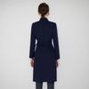 Women's Professional Wool Blend Mid-Length Coat