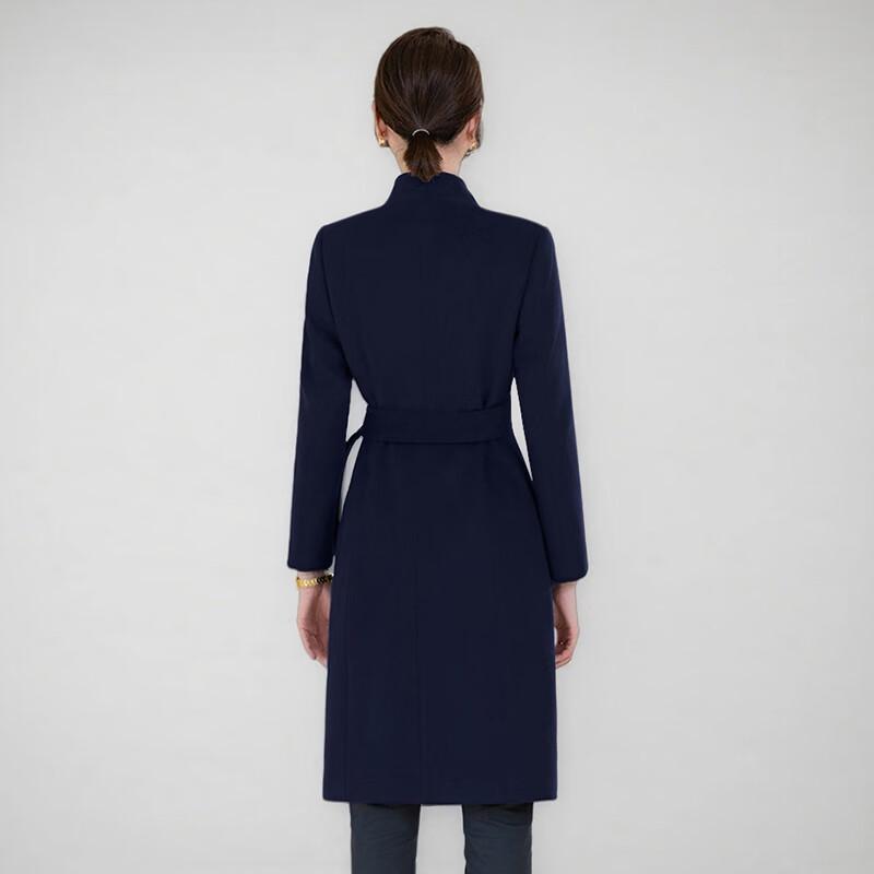 Women's Professional Wool Blend Mid-Length Coat