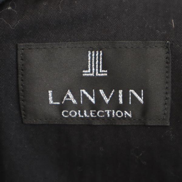 Lanvin Wyprodukowane w Japonii Spodnie typu slacks z mieszanki wełny w kratę 48 szare Męskie Używane