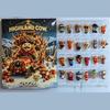2026 Hochlandrind Adventskalender 24 Tage 3D Weihnachten Countdown Kalender Wiederverwendbar Niedlich Festival Ornamente Set Weihnachtsgeschenk