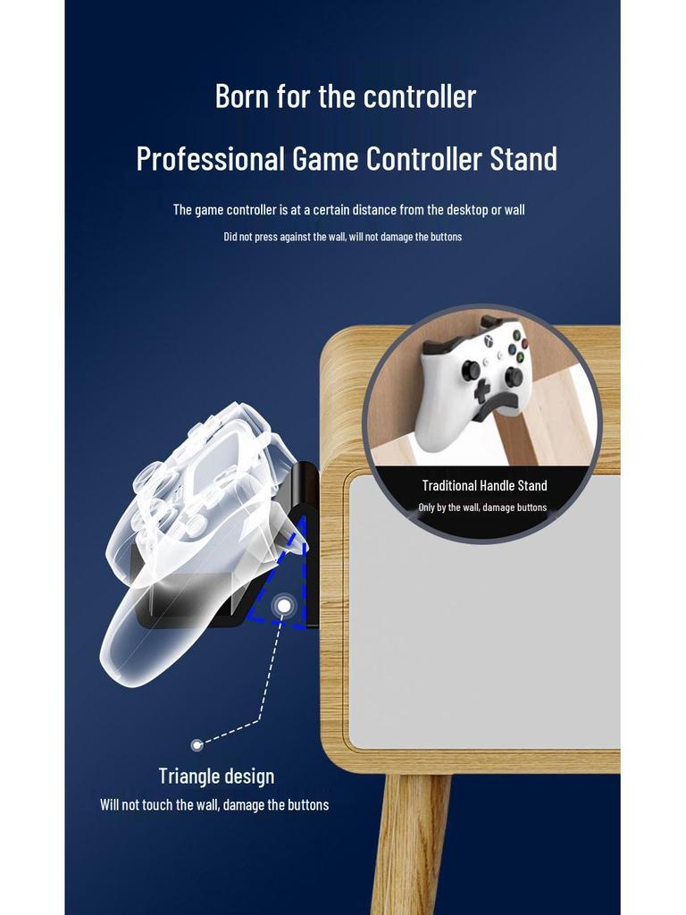 Uniwersalny uchwyt na gamepady bez wiercenia dla PS5 i Switcha