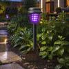 Lampada Anti-zanzare da Esterno Lampada Trappola Solare, Disinfestatore di Insetti Impermeabile IP66 con Doppia Modalità, 2 Ricariche Solari in 1 Luce & Controllo per Giardino Cortile Patio