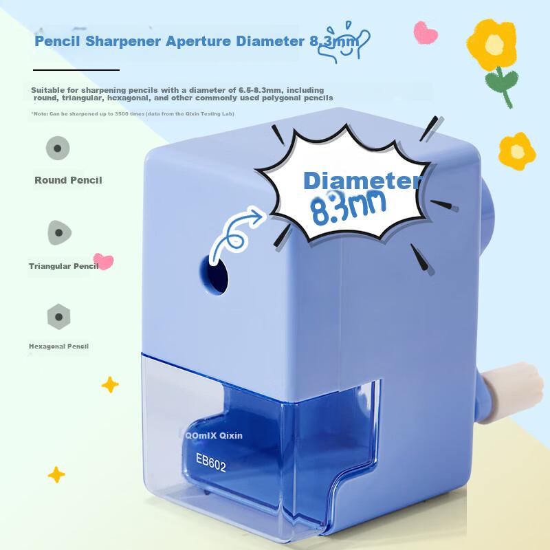 Simple Hand-Crank Pencil Sharpener - Automatic Pen Insertion, Anti-Breakage, Rotary Sharpening, Pencil Sharpener, Pencil Sharpen