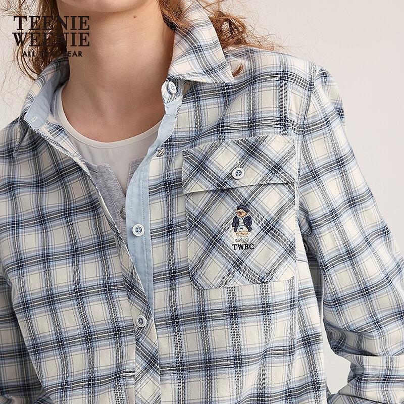 Teenie Weenie Women's Plaid College Style Shirt