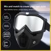 One-piece Harley Goggles Mask Motorcycle Splash-proof Windproof Mask Outdoor Off-road Tactical Eye Protection Glasses Mask