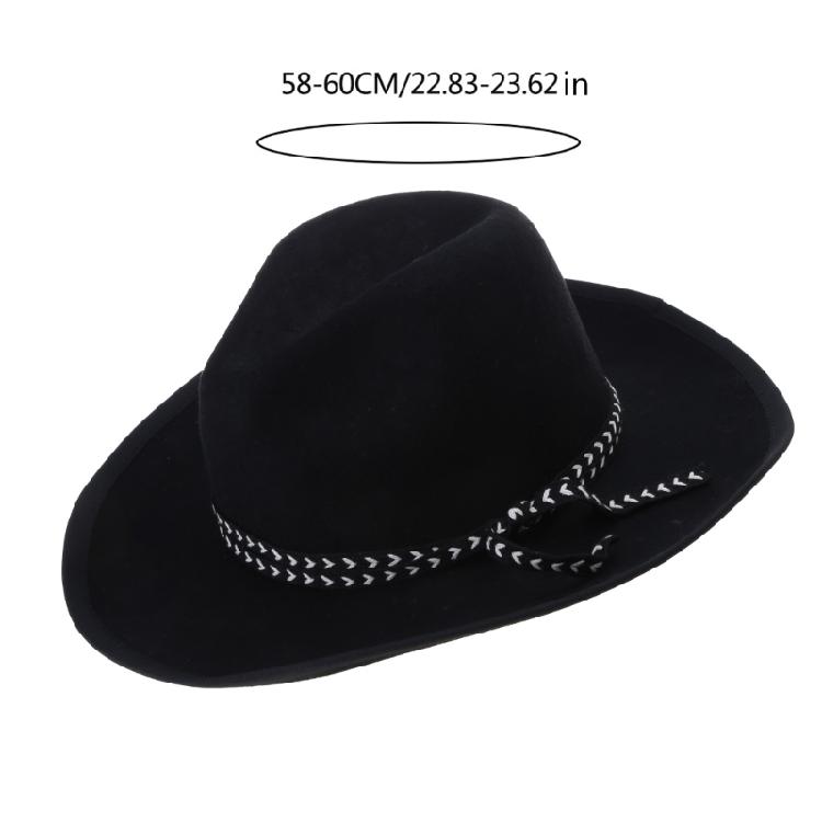 Klassisk Unisex Hatt Cowboyhatt för Resor för Utomhussammankomster Semester