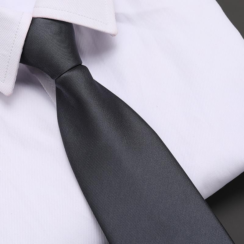 No Black Zipper Men'S Professional Dress Tie Business Casual Wedding Groom Korean Version Of A Pull Tie