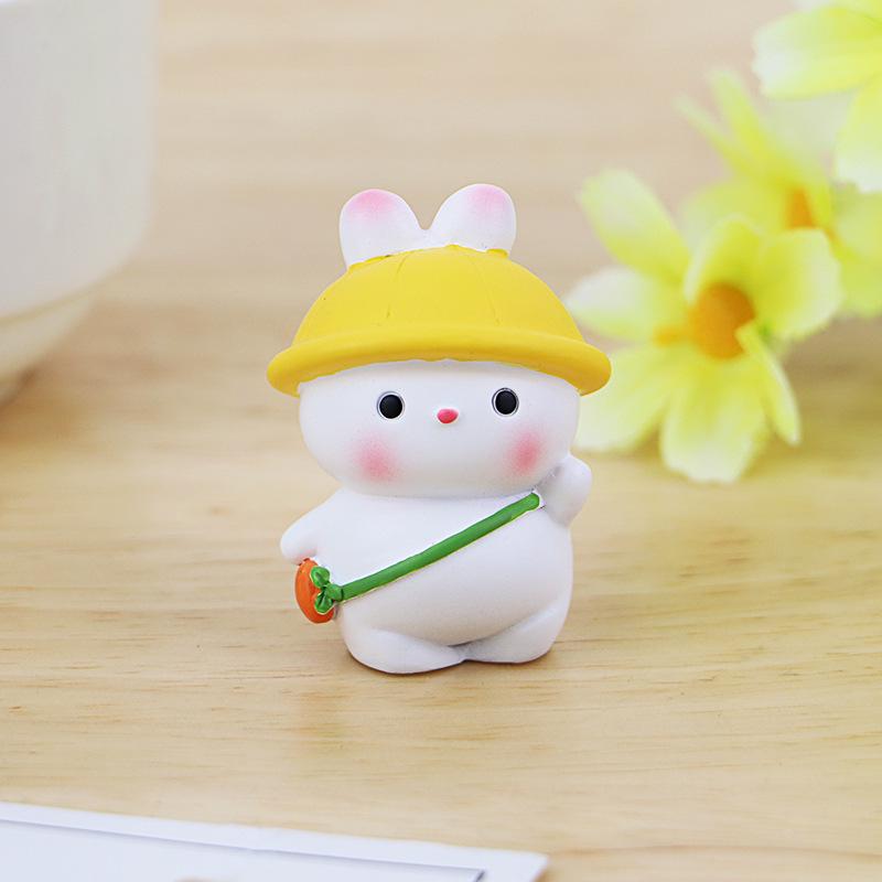 

Mini Rabbit Ornament for Desk, Car & Cake Decor Licensed Authentic