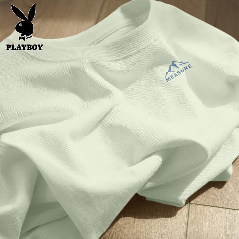 

PLAYBOY Men s Pure Cotton Short Sleeve T-Shirt XL