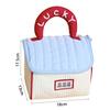 High Aesthetic Value Cartoon House Makeup Bag Large Capacity Soft Toilet Bag Lightweight Portable Wash Bag Woman Use