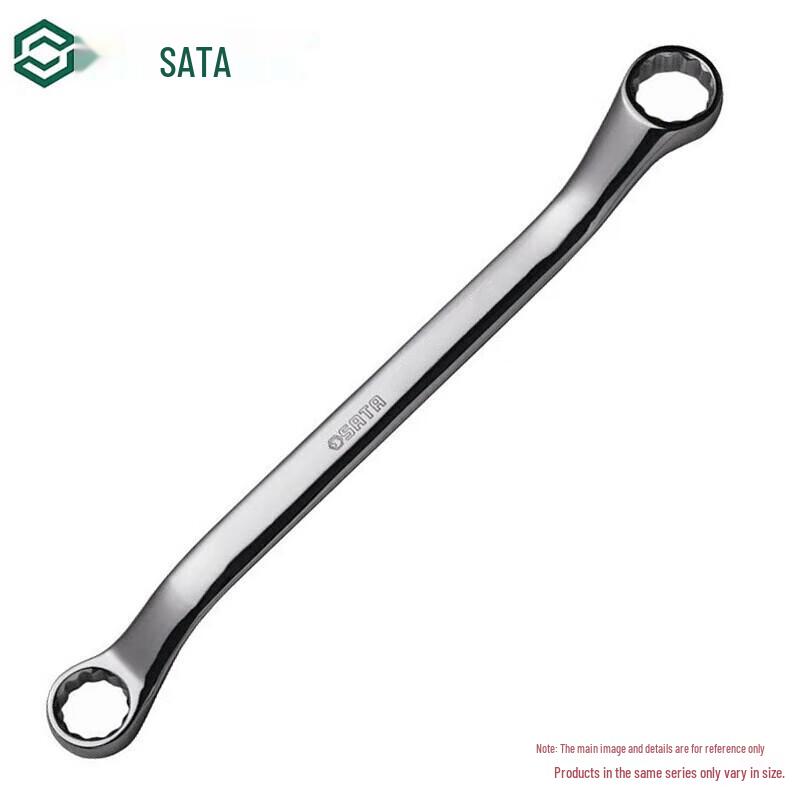 SATA Fully Polished Double Ring Wrench 27x30mm