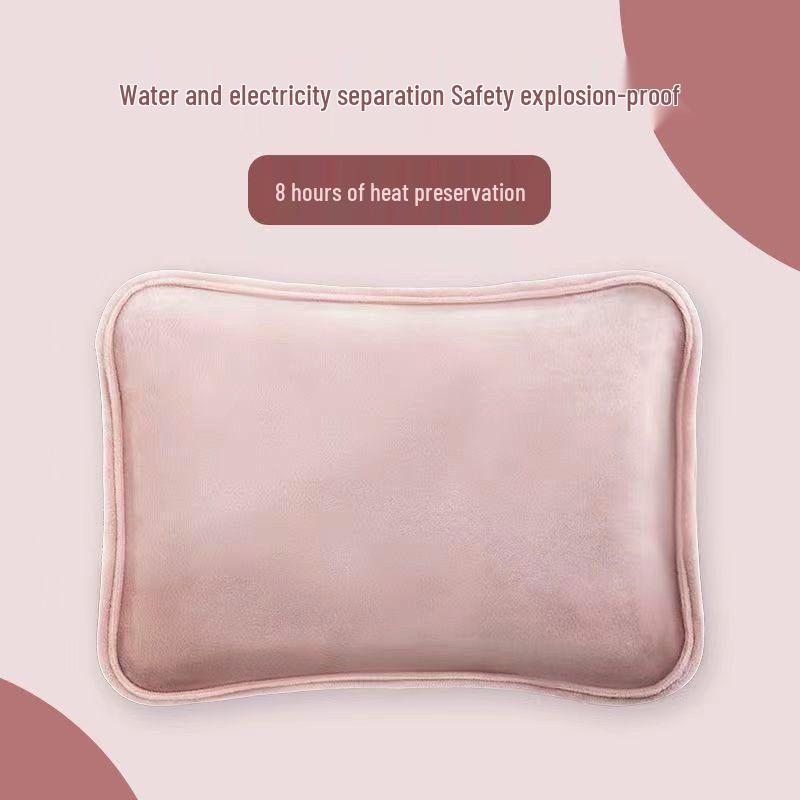 Electric Explosion-Proof Hot Water Bottle & Hand Warmer - 2025: Safe, Portable, Multi-Purpose Heat Pack for Bed, Quilt, and Foot Warming.