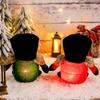 Christmas Glowing Standing Soldier Figurine Creative Christmas LED Light Faceless Elder Doll Shop Window Display Piece