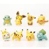 Adorable Pikachu Figurine Collection Pvc 8 Variants With Detachable Swim Ring Psyduck