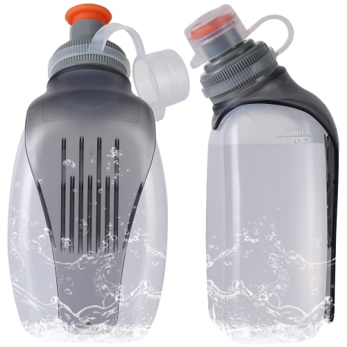 Top shine Running Soft Bottle Sports Drink Squeeze Water Bottle Direct Drink Water Bottle Squeeze Mountaineering Marathon Jogging Hiking 250ml Easy to