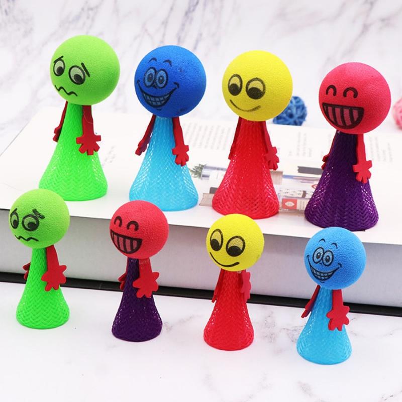 12pcs Cute Jumping Doll Spring Toy for Kids Birthday Party Favors Treat Boy Girl Guest Gifts School Prize Goodie Bag Fillers