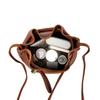 2024 Vielseitige Einfache Bucket Bag: Crossbody- & Schultertasche mit Lychee-Muster und großem Fassungsvermögen